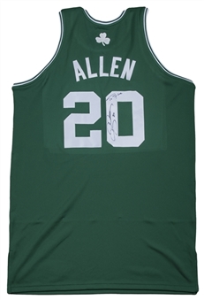 2008-09 Ray Allen Game Used & Signed Boston Celtics Road Jersey (Player LOA & JSA)